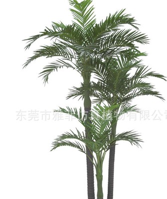 廠家直銷仿真檳榔樹室內外裝飾人造檳榔樹單桿多桿檳榔